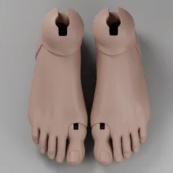 BJD Doll Feet - 3D Printable Resin Parts for Ball Jointed Dolls, doll 3d model, bjd anime 3d model, | articulateddolls |balljointeddoll