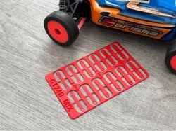 Carisma GT24B (Buggy) Steering Linkage in Credit Card Format