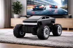 Futuristic Offroad Truck Vehicle Model 3D model