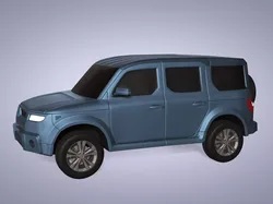Generic Boxy SUV CAR 3D model