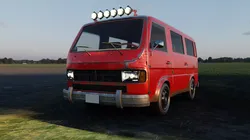 old van 3D model 3D model