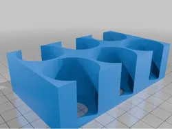 Parametric board game coin token holder