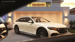 Premium Station Wagon Car with Sport Design White Rigged 3D model
