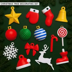 🎄Ultimate Christmas Tree Decorating Set - Ornaments - Keyrings - Support-Free