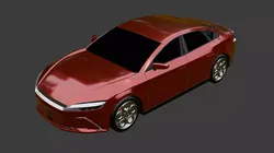 BYD han 3D model