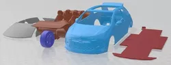 Citroen DS3 Cabrio 2013 Printable Car  3D print model