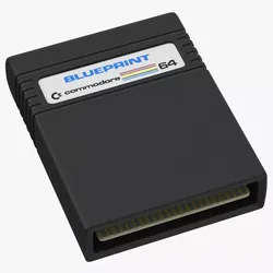 Commodore 64 Cartridge 3D model