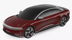 Electric Luxury Sedan Lucid Air Exterior Only 3D model