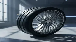 Fourth Off Road Tire and Rim 3D Model  3D model