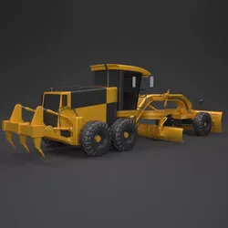Generic Motor Grader 3D model
