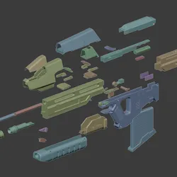 Halo Assault Rifle - MA5B