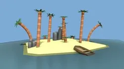 Low Poly Tropical Island Pack – Free Download