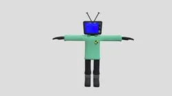 Lowpoly tapedude
