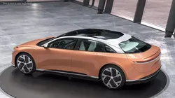 Lucid Air 2021 Electric Luxury Sedan Rigged for Maya 3D model