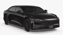 Lucid Air Electric Luxury Sedan Black 3D model