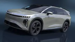 Lucid Gravity 2024 Electric SUV Olive Color Simplified 3D model