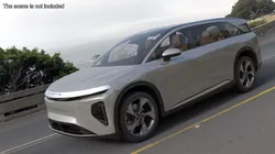 Lucid Gravity Electric Suv Gray with Lights Off 3D model
