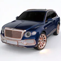 Luxury Jeweled Bentley Bentayga SUV Low-poly 3D model