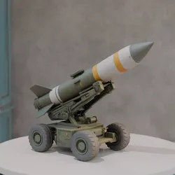Missile transport and launch vehicle  3D print model