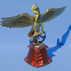 Naval Military Aviation Insignia Desk Ornament - Adorno de Escritorio Insignia Aviacion Naval Militar
