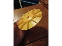 Parametric motor cooling fan