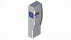 Parking Ticket Payment Machine 3D Model 3D model