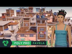 Poly Pro Brazilian Favela - Low Poly Assets Low-poly 3D model