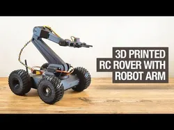 RC car with Robotic Arm and suspension Damper system 3D print model