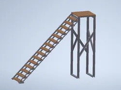 stairs without a barrier