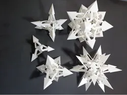 THE 5 ESCHER-PLATONIC POLYKNOTS (complete set)