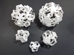 The 5 ROELOFS-PLATONIC POLYKNOTS (complete set)