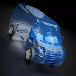 Van X-ray 3D model