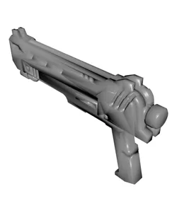 144WS-035BL Hand Cannon (Laser Sight). Custom Option Parts for 1/144 Scale Model Kits.