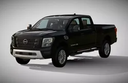 2024 Titan XD Pickup Truck 3D Model  High Detail  PBR 3D model