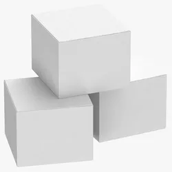 Cardboard Box Set 01 01 3D model
