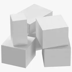 Cardboard Box Set 01 04 3D model