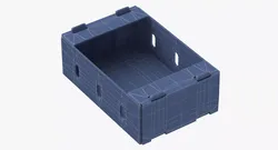 Cardboard Display Box 01 Game Ready 3D model