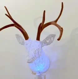 Christmas special 3D Printed Decorative Deer Wall Lamp Light