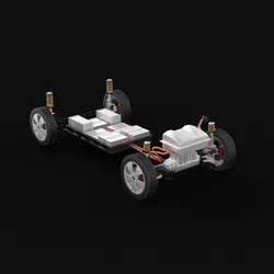 Electric Car Chassis 3D model