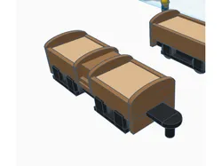 ERTL mini china clay trucks