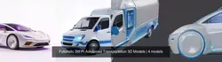Futuristic Sci Fi Advanced Transportation 3D Models 3D Model Pack