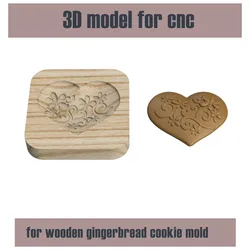 Gingerbread mold Heart 02