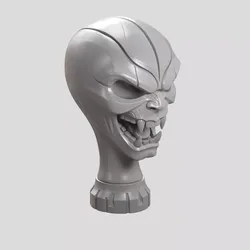Monster Demon Head Gear Shift Knob and Sculpture 3D print model