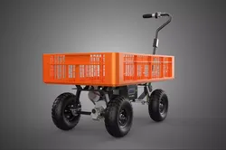 MOTORIZED TRAY CRATE BIN CART TROLLEY HAND PLATFORM TRUCK PALLET 3D model