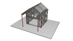 Пристройка 50м2 ЛСТК