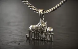 Air Sneaker Pendant 3D Print Model in Pendants 617567