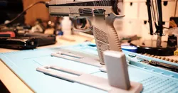Airsoft pistol holder.