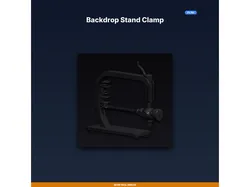 Backdrop Stand Clamp STL File for 3D Printing, Home Decor Digital Download