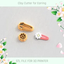 Barrette with Flower
