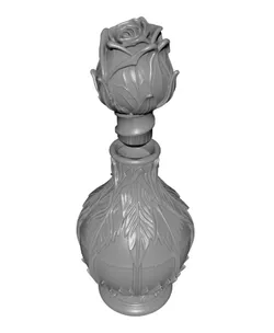 Black Rose Potion Bottle